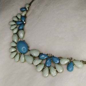 Mint Green & Turquoise Statement Necklace